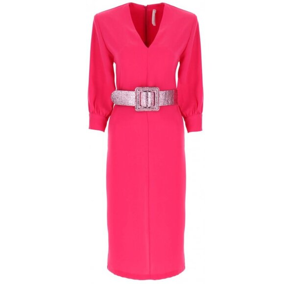 Stunning Fuchsia Pink Dress by IMPERIAL - New Without Tag - Picture 5 of 6